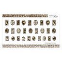 【暮らしラクラク応援セール】Sha-Nail Charm 写ネイル ネイルシール Leopard Parts Silver CH-009s【取り寄せ・返品不可商...