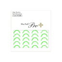 【暮らしラクラク応援セール】Sha-Nail Pro PLUS 写ネイル ネイルシール French Alphabet Color Line -Green- F...