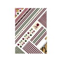【暮らしラクラク応援セール】Sha-Nail Pro 写ネイル ネイルシール Glen Check Bordeaux&Khaki GLC-002【取り寄せ・返品...