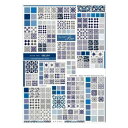 【暮らしラクラク応援セール】Sha-Nail Pro 写ネイル ネイルシール Mosaic Tile Zellij/モザイクタイルゼリージュ(スカンジナビアン ...