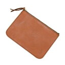 【暮らしラクラク応援セール】BAGGEX CH レザーポーチ 薄マチ 35-0141 ブラウン【取り寄せ・返品不可商品】