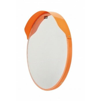 【暮らしラクラク応援セール】信栄物産　道路鏡(アクリル製) オレンジ A8H【取り寄せ・返品不可商品】