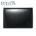 【暮らしラクラク応援セール】Arnold Palmer アーノルドパーマー 牛革 2面パスケース 4AP3490BK- ブラック【取り寄せ・返品不可商品】