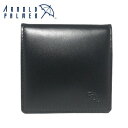 【暮らしラクラク応援セール】Arnold Palmer アーノルドパーマー 牛革 ボックス小銭入 ミニ財布 4AP3491BK- ブラック【取り寄せ・返品不可商...