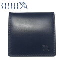 【暮らしラクラク応援セール】Arnold Palmer アーノルドパーマー 牛革 ボックス小銭入 ミニ財布 4AP3491NY- ネイビー【取り寄せ・返品不可商...