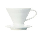 【暮らしラクラク応援セール】HARIO ハリオ V60 透過ドリッパー01 1〜2杯用 セラミックW VDCR-01-W【取り寄せ・返品不可商品】