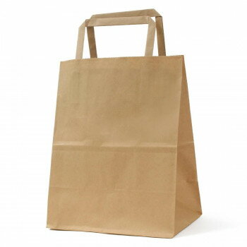 【暮らしラクラク応援セール】平紐手提袋　H平18　未晒　無地 50枚 XZK69921【取り寄せ・返品不可商品】