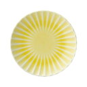 【暮らしラクラク応援セール】光洋陶器 花伝 かすみ 黄 12.5cm丸皿 56165006【取り寄せ・返品不可商品】