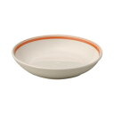 【暮らしラクラク応援セール】光洋陶器 カントリーサイド ソーバーオレンジ 24cmパスタボウル 10725011【取り寄せ・返品不可商品】