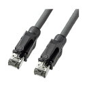 【暮らしラクラク応援セール】カテゴリ6A STP LANケーブル 0.5m KB-T6ASTP-005GY【取り寄せ・返品不可商品】