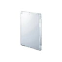 【暮らしラクラク応援セール】iPad 10.2インチ Apple Pencil収納ポケット付きクリアカバー PDA-IPAD1618CL【取り寄せ・返品不可商品...