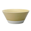 【暮らしラクラク応援セール】13681 波佐見焼 es bowl(esボウル) 黄磁釉L【取り寄せ・返品不可商品】