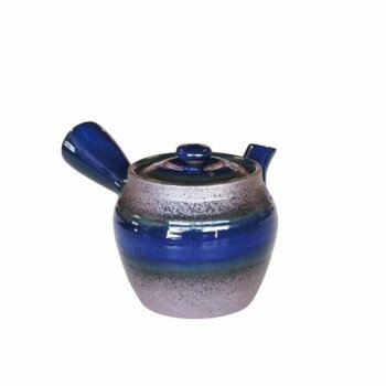 【暮らしラクラク応援セール】B-9211 急須 つぼ形1.5号 ナマコ巻(丸網) 萬古焼【取り寄せ・返品不可商品】