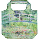 【暮らしラクラク応援セール】名画エコバッグ 〜Lサイズ〜 モネ「睡蓮の池と日本の橋」 AE-01110【取り寄せ・返品不可商品】