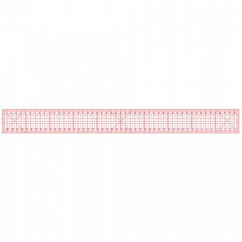 【暮らしラクラク応援セール】洋裁方眼定規 50cm型 014-0129【取り寄せ・返品不可商品】