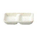 【暮らしラクラク応援セール】光洋陶器 花伝 新粉引 石目2品盛 51520084【取り寄せ・返品不可商品】