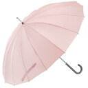 【暮らしラクラク応援セール】Waterfront 16Kムジ 長傘 55cm ライトピンク ライトピンク U155-0867LP1-B4【取り寄せ・返品不可商品...
