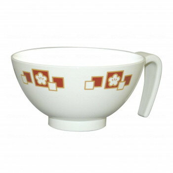 【暮らしラクラク応援セール】台和 取っ手付飯碗 梅花(赤) HS-N43 806095【取り寄せ・返品不可商品】