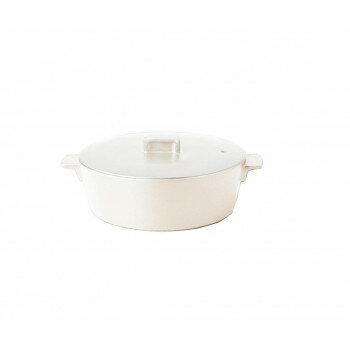 【暮らしラクラク応援セール】CORNER コーナー IHクレイポット L WH T-941065【取り寄せ・返品不可商品】