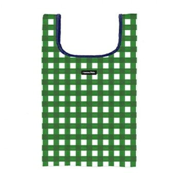 Tote Bag Type - 【暮らしラクラク応援セール】Hanna Hula(ハンナフラ) エコバッグ M ギンガムグリーン CECO-GGR-M【取り寄せ・返品不可商品】