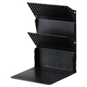 【暮らしラクラク応援セール】LIHIT LAB.(リヒトラブ) 1冊でも倒れないブックスタンド A4 Medium ブラック A-3580-24【取り寄せ・返品...