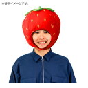 【暮らしラクラク応援セール】おもしろコスチューム カブりん帽 いちご 087【取り寄せ・返品不可商品】