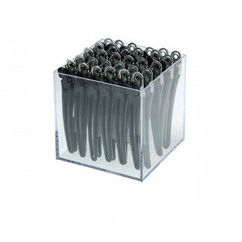 【暮らしラクラク応援セール】ラッキー カールクリップ 30本入 ブラック C61500-BKA (0014903)【取り寄せ・返品不可商品】