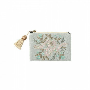 【暮らしラクラク応援セール】東京かんかん ヘビ刺繍ポーチ M26-2686【取り寄せ・返品不可商品】