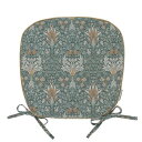 【暮らしラクラク応援セール】スネークヘッド ダイニングシートクッション 45×43Vcm LN1744 BG ブルーグリーン【取り寄せ・返品不可商品】