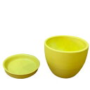 【暮らしラクラク応援セール】PT(プランツポット) HARA1 ボール&ソーサー S イエロー【取り寄せ・返品不可商品】
