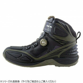 【暮らしラクラク応援セール】elf エルフ モーターサイクルシューズ S17 ミリタリー 23.5cm ELS17MI235【取り寄せ・返品不可商品】
