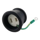 【暮らしラクラク応援セール】H&H 逆接地アダプター 15A×125V HA-4 431414【取り寄せ・返品不可商品】