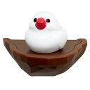 【暮らしラクラク応援セール】biite トリの巣 輪ゴムホルダー シロ文鳥 844torinosu_sb【取り寄せ・返品不可商品】
