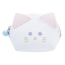 【暮らしラクラク応援セール】ピージーデザイン MiMi NUU-OvalMerry(ミミヌウオーバルメリー) ホワイトキャット【取り寄せ・返品不可商品】