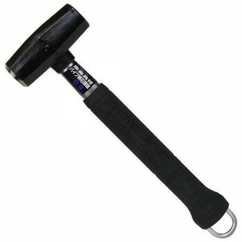 【暮らしラクラク応援セール】土牛　吊金具付パイプ柄石頭鎚　0.9kg　02987【取り寄せ・返品不可商品】