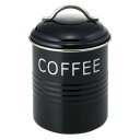 【暮らしラクラク応援セール】佐藤金属興業 SALUS 保存容器 バーネット キャニスター 黒 COFFEE【取り寄せ・返品不可商品】