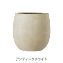 【暮らしラクラク応援セール】グリーンポット 植木鉢 テラニアス バルーン アンティークホワイト 42cm EB-TB4242AW【取り寄せ・返品不可商品】