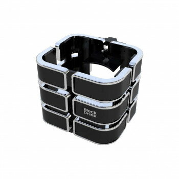 【暮らしラクラク応援セール】ブロックドリンクL ブラック×メッキ AK-155【取り寄せ・返品不可商品】