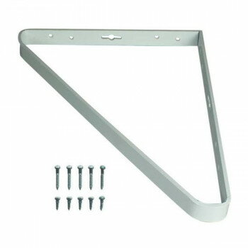 【暮らしラクラク応援セール】11314三角棚受 250×300mm 白 00921137-001【取り寄せ・返品不可商品】