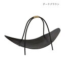 【暮らしラクラク応援セール】パームリーフトレイ ハンドル付 ダークブラウン 10223810336【取り寄せ・返品不可商品】