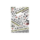 【暮らしラクラク応援セール】Sha-Nail Pro 写ネイル ネイルシール Skull and Bones (Black) SAB-001【取り寄せ・返品不可...
