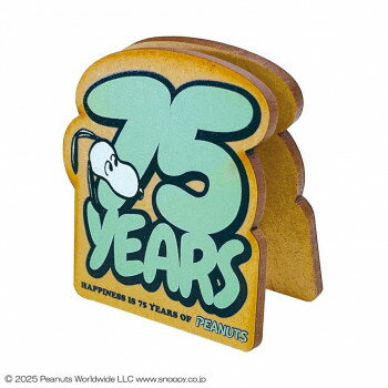 【暮らしラクラク応援セール】SNOOPY スヌーピー 75周年 ダイカットメモスタンド (ロゴグリーン) SN631G【取り寄せ・返品不可商品】