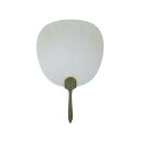 【暮らしラクラク応援セール】団扇 砂子ぼかし丸型杉柄 茶 TA62-3【取り寄せ・返品不可商品】