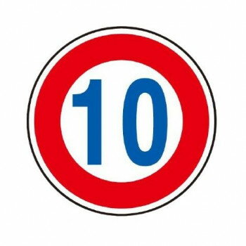 【暮らしラクラク応援セール】ユニット 規制標識(323)最高速度10 894-50B【取り寄せ・返品不可商品】