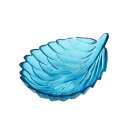 【暮らしラクラク応援セール】ガラスリーフボウル アクアブルー 10725941047【取り寄せ・返品不可商品】