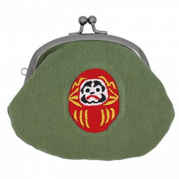 【暮らしラクラク応援セール】大西賢製販 Ripple×tottua 3.3寸がま口財布 刺繍 だるま GA15W-SS02【取り寄せ・返品不可商品】(4)