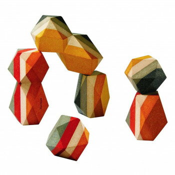 【暮らしラクラク応援セール】正規輸入品 プラントイ 木製玩具 ジオスタッキングロック 5511【取り寄せ・返品不可商品】