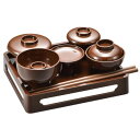 【暮らしラクラク応援セール】仏膳 4.5寸 ブラウン 4307457000011【取り寄せ・返品不可商品】