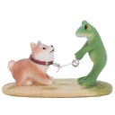 【暮らしラクラク応援セール】ティーライフ コポー 置物 帰らない柴犬とカエル 621561【取り寄せ・返品不可商品】