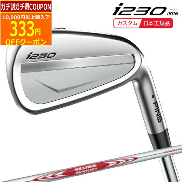 【12/1まで最大5％OFFガチ得クーポン】(ポイント10倍)(特注 納期3-7週) ピンゴルフ i230 アイアン単品 N.S.PROモーダス3ツアー115 シャフト 2023年モデル (日本正規品) その1